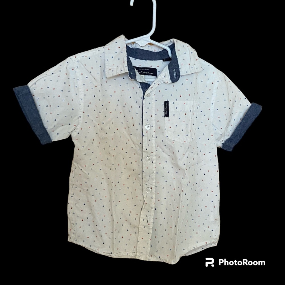 Ben Sherman 100% Cotton Button-Down Shirt - 4T - EUC